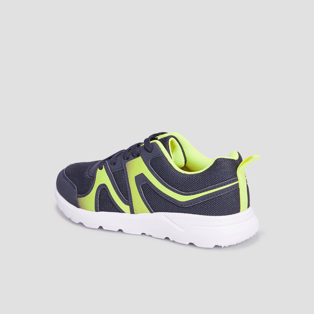 Baskets running à lacets Rexited bleu marine garçon