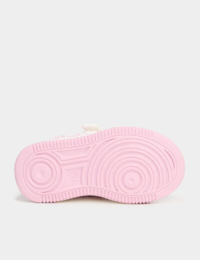 Tennis basses à scratchs multicolore bébé fille