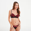 Soutien-gorge maxi push-up paddé rose framboise femme