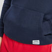 Sweat &agrave; capuche hoodie bleu marine homme