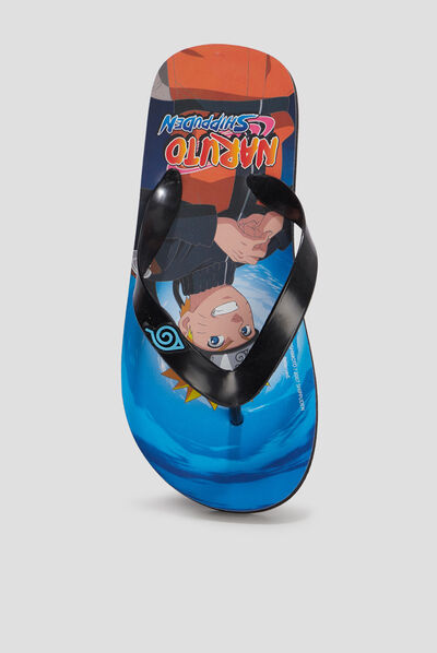 Tongs Naruto multicolore garçon