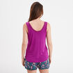 Ensemble pyjama 2 pièces bleu canard femme