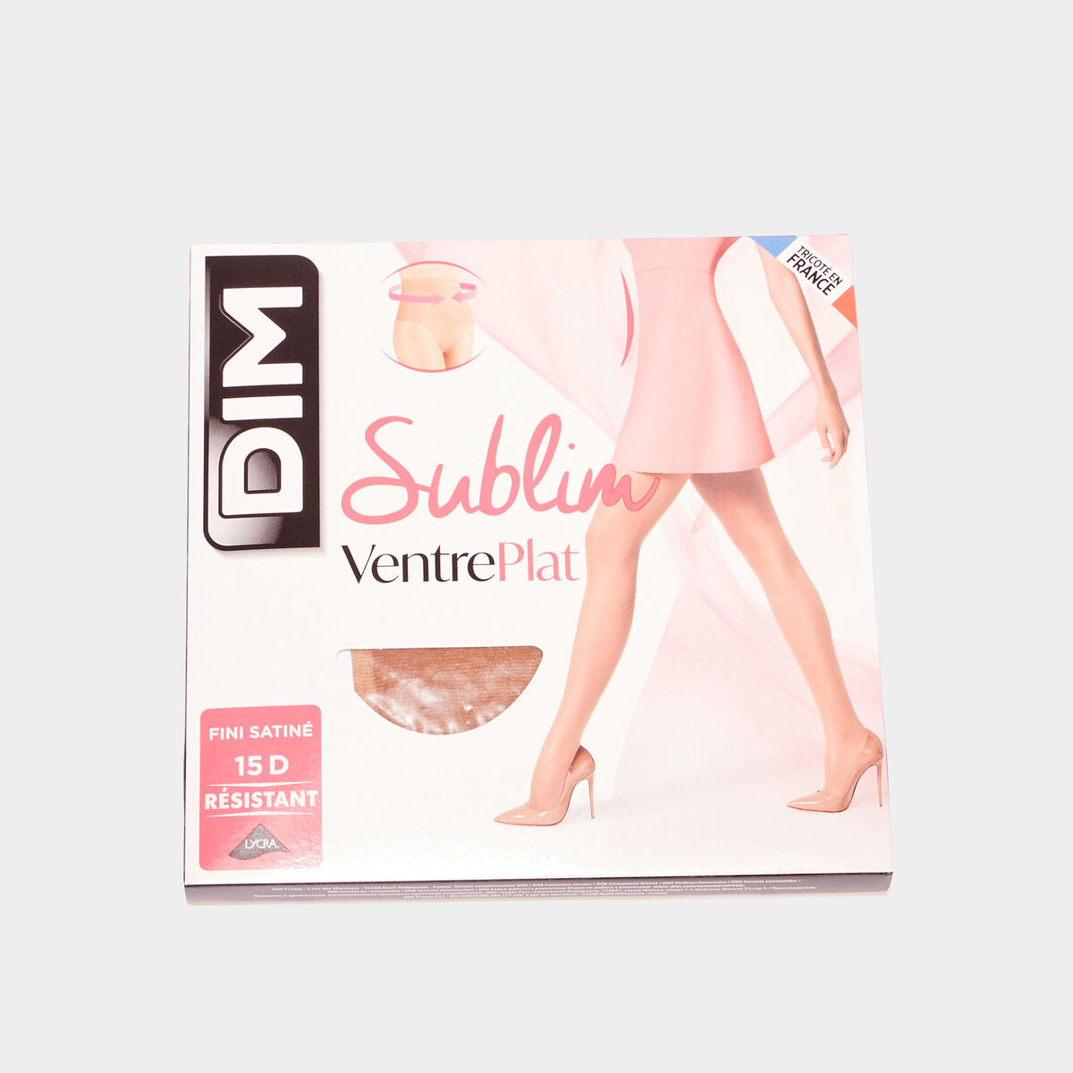 Collant ventre plat 15D lycra DIM Sublim beige femme