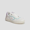 Tennis zippées Lulu Castagnette blanc fille