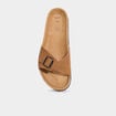 Mules avec boucles marron clair homme