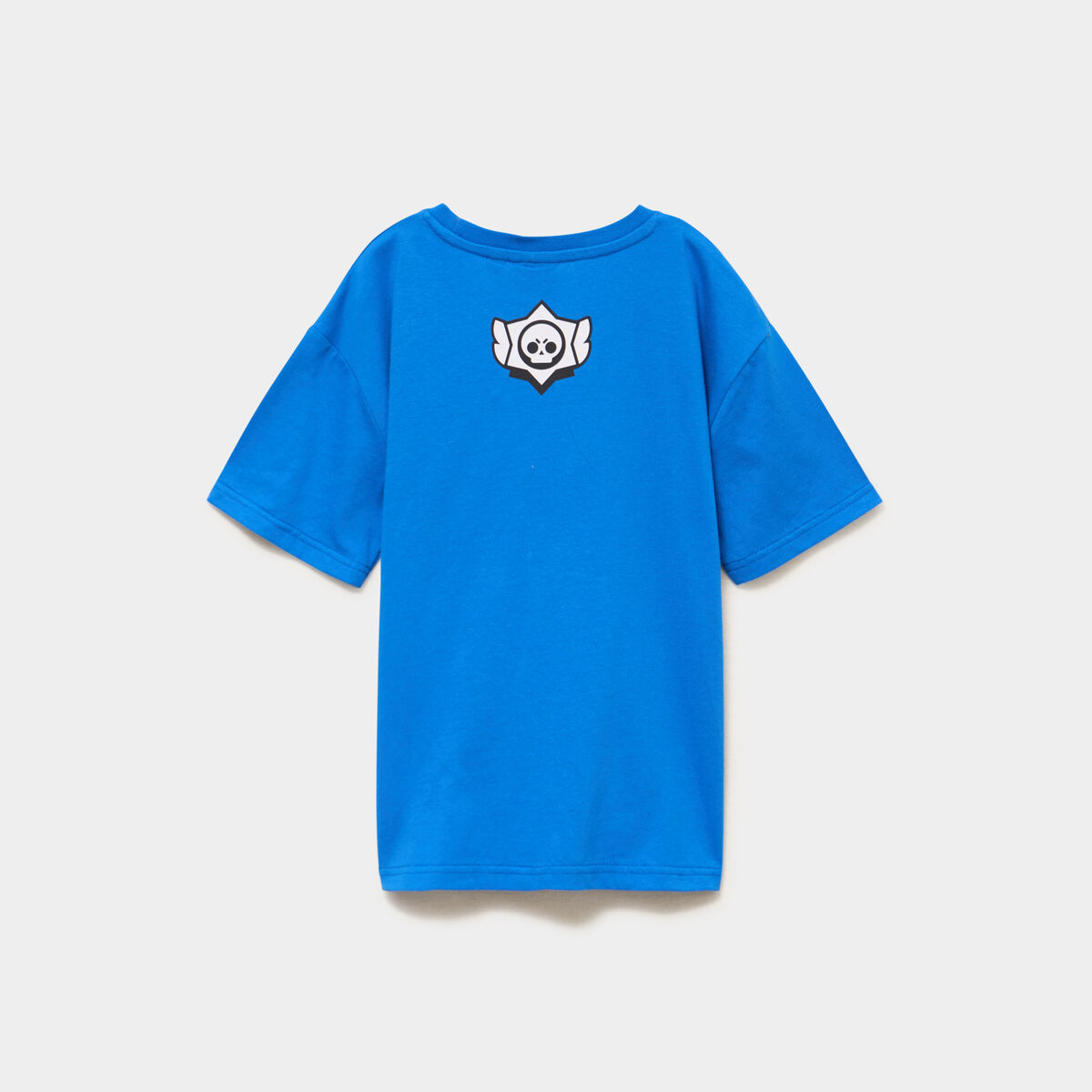 T-shirt col rond coton Brawl Stars bleu gar&ccedil;on