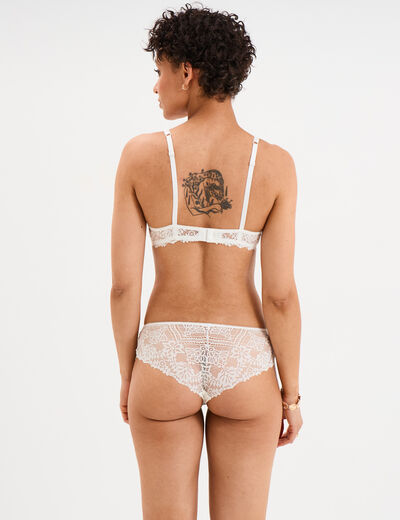 Soutien-gorge emboîtant dentelle blanc femme