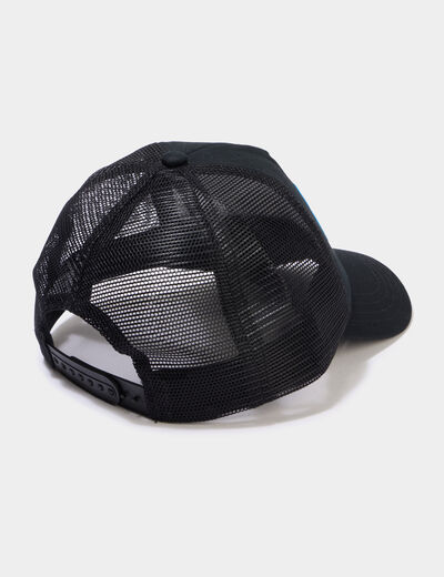 Casquette avec empi&egrave;cements mesh noir gar&ccedil;on