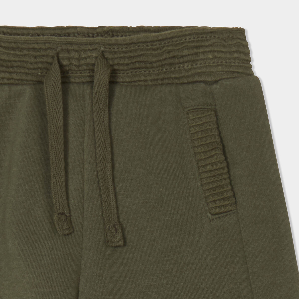 Pantalon de jogging molletonn&eacute; vert kaki b&eacute;b&eacute; gar&ccedil;on