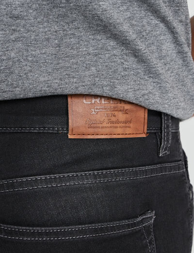 Jeans skinny taille standard gris homme