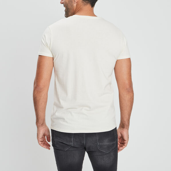 t shirt manches courtes tupac ivoire homme T-shirt manches courtes Tupac ivoire homme
