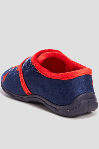 Chaussons montants Spider-Man bleu garçon