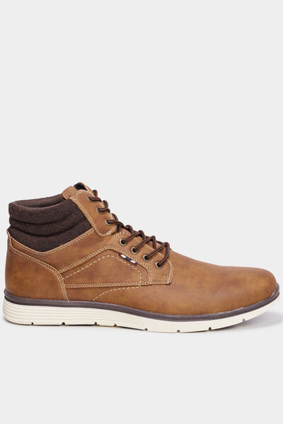 Bottines à lacets Bolanito marron homme