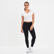 Legging stretch taille élastiquée noir femme