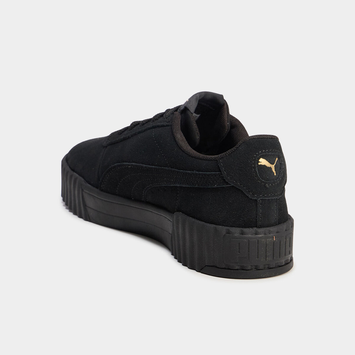 Tennis basses en cuir Puma Carina 3.0 noir femme