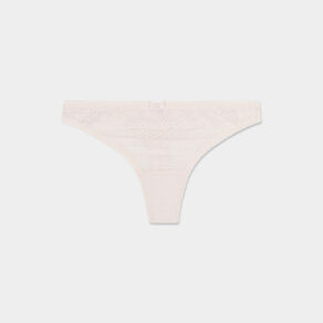 string en dentelle rose poudree femme String en dentelle rose poudrée femme