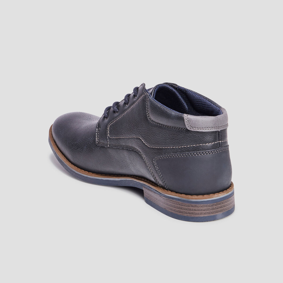 Bottines &agrave; lacets noir homme