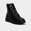 Boots &agrave; lacets crant&eacute;es Kuromi noir fille
