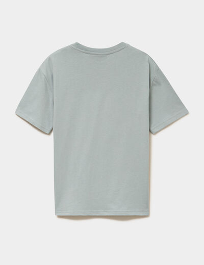 T-shirt manches courtes coton Fortnite vert gar&ccedil;on