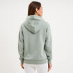 Sweat hoodie molleton &agrave; capuche vert pastel femme