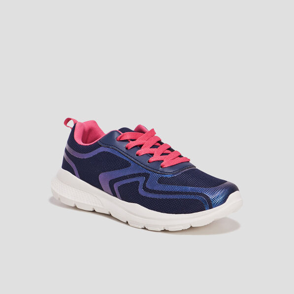 Runnings à lacets Creeks bleu marine fille