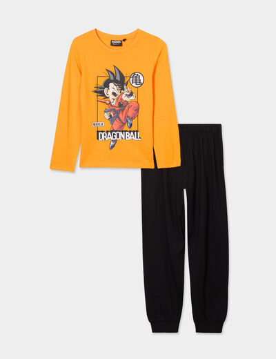 Ensemble pyjama pantalon Dragon Ball orange corail garçon