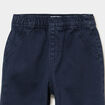 Pantalon jogger bas &eacute;lastiqu&eacute; coton bleu marine b&eacute;b&eacute; gar&ccedil;on