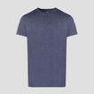 T-shirt droit manches courtes bleu homme