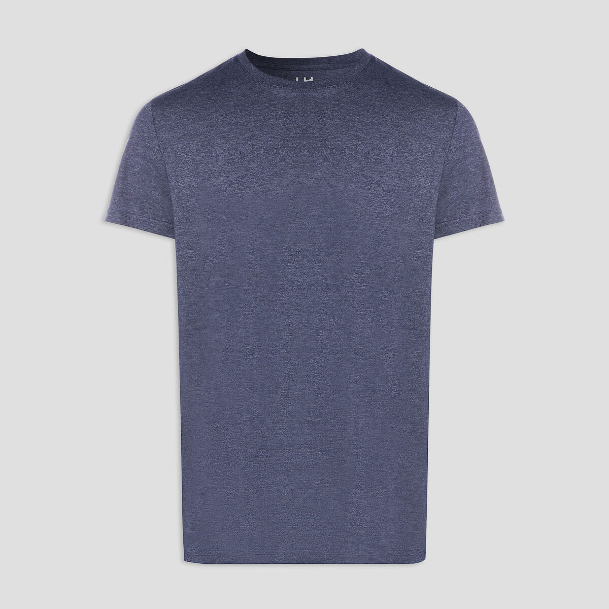 T-shirt droit manches courtes bleu homme