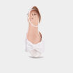 Babies &agrave; talons avec noeuds paillet&eacute;s blanc fille
