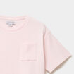 Ensemble pyjama short et t-shirt rose poudr&eacute;e fille