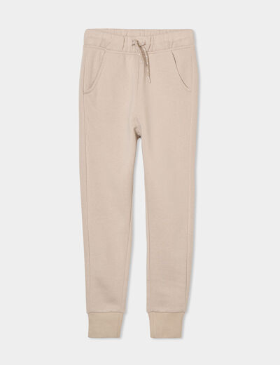 Pantalon de jogging molleton gris fonc&eacute; gar&ccedil;on