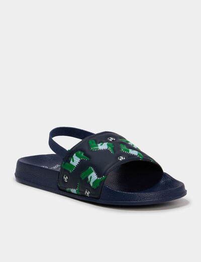 Claquettes de plage multicolore gar&ccedil;on