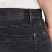 Bermuda regular en jean denim noir homme