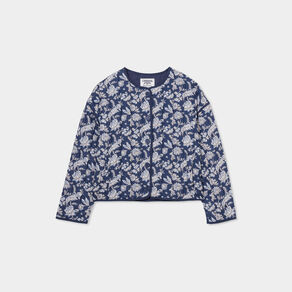 veste matelassee col rond coton creeks bleu marine femme Veste matelassée col rond coton Creeks bleu marine femme