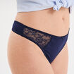 String coton majoritaire bleu marine femme