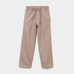 Pantalon relaxed taille ajustable coton gris gar&ccedil;on