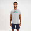 Ensemble pyjama short et t-shirt gris clair homme