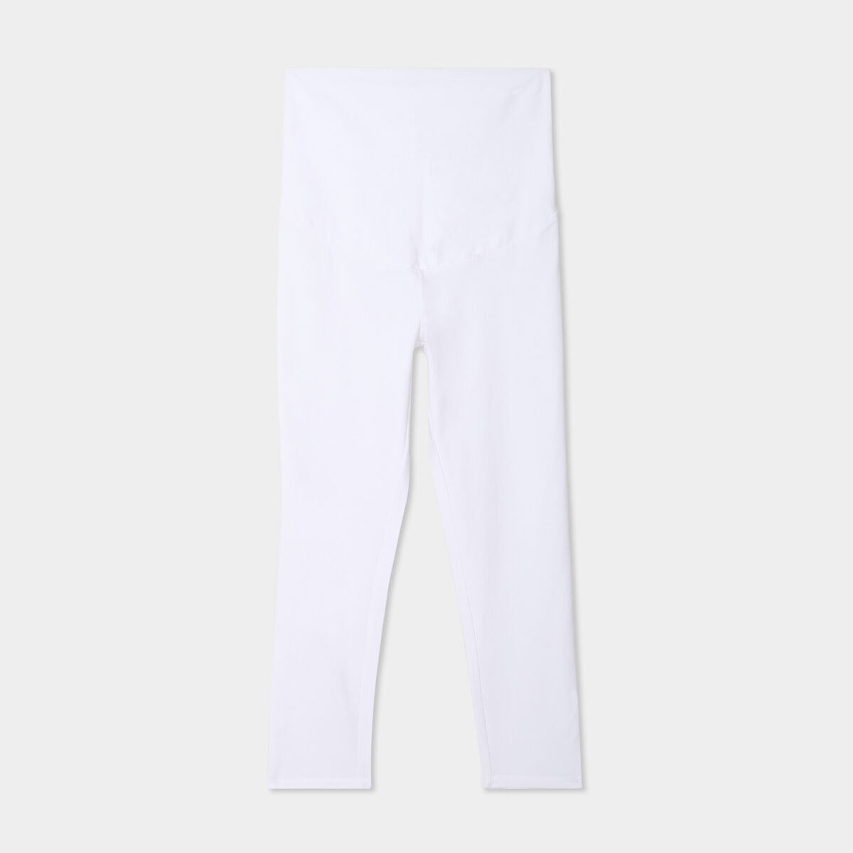 Legging 7/8ème grossesse blanc femme maternité