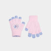 Gants 2-en-1 Stitch rose fille