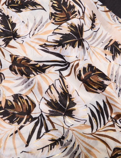 Foulard noir femme