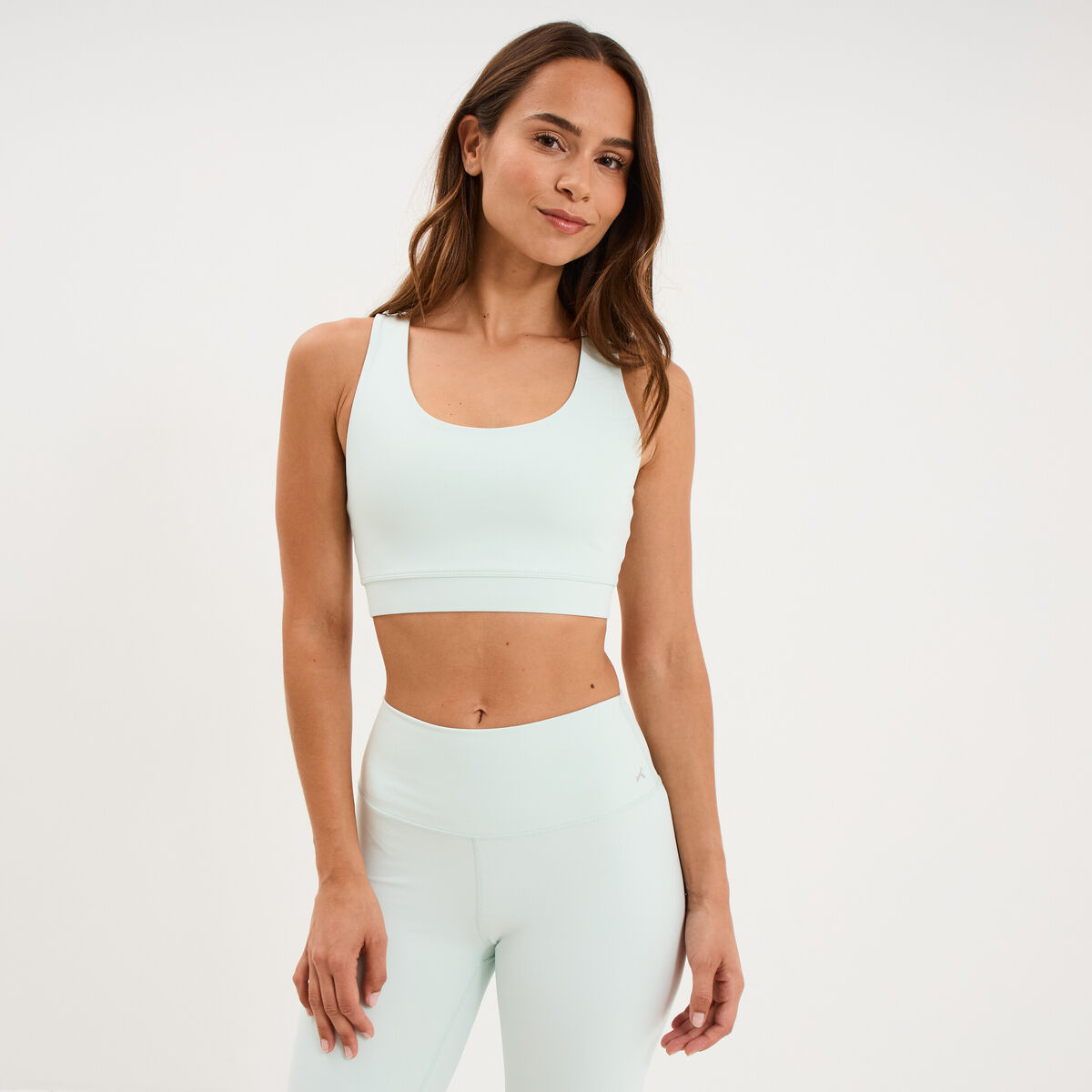 Brassi&egrave;re de sport dos nageur bleu turquoise femme