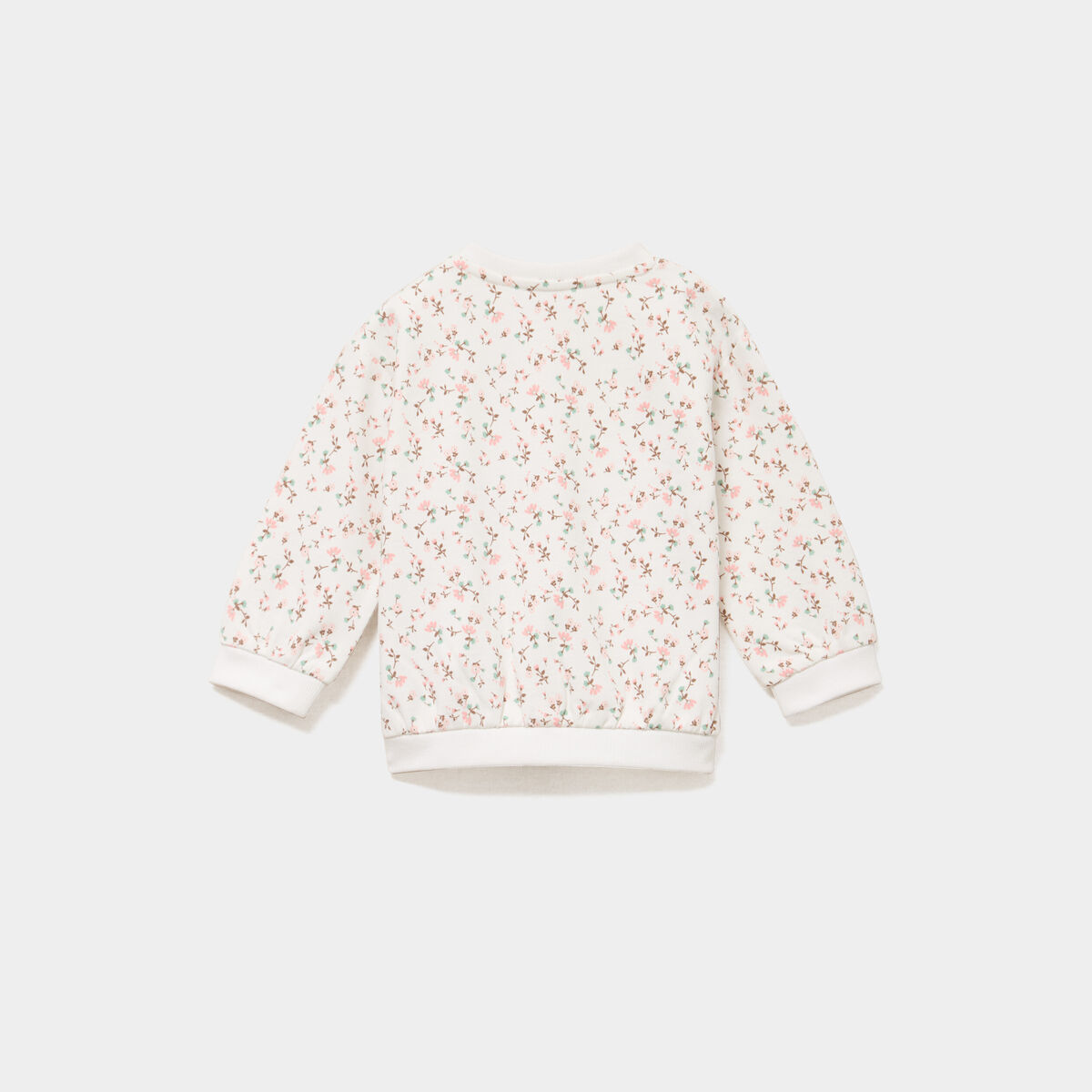 Ensemble sweat et legging ecru b&eacute;b&eacute; fille