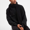&Eacute;charpe tricot&eacute;e noir homme