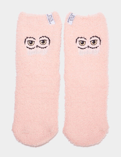 Chaussettes Harry Potter Hedwige rose fille