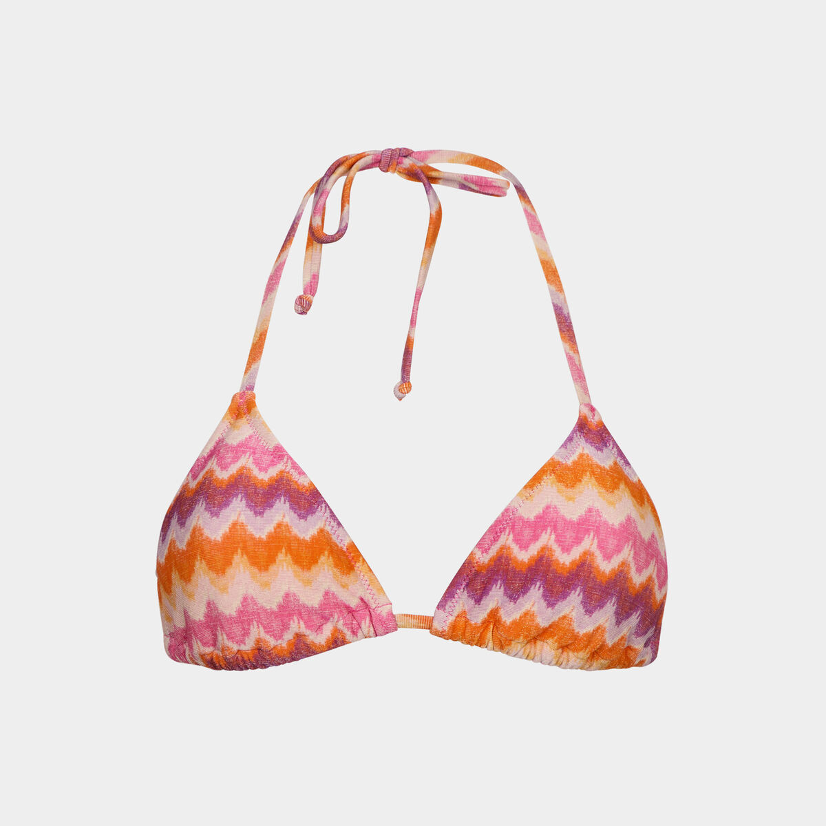 Haut de maillot de bain triangle multicolore femme