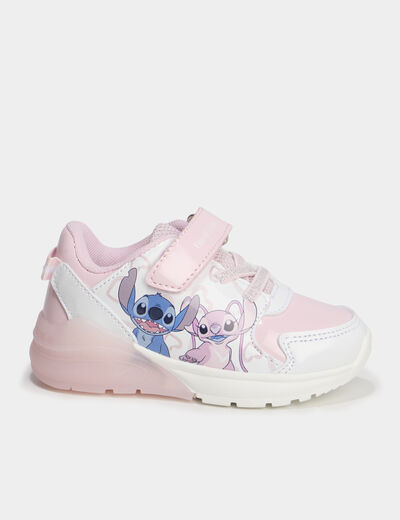 Baskets running lumineuses Stitch rose bébé fille