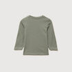 T-shirt &eacute;paule boutonn&eacute;e coton vert kaki b&eacute;b&eacute; gar&ccedil;on