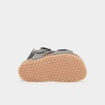 Sandales cuir boucles et scratchs Creeks gris b&eacute;b&eacute; gar&ccedil;on