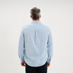Chemise manches longues coton bleu ciel homme